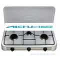 3 Burners Spray Coating Table TopGas Stove